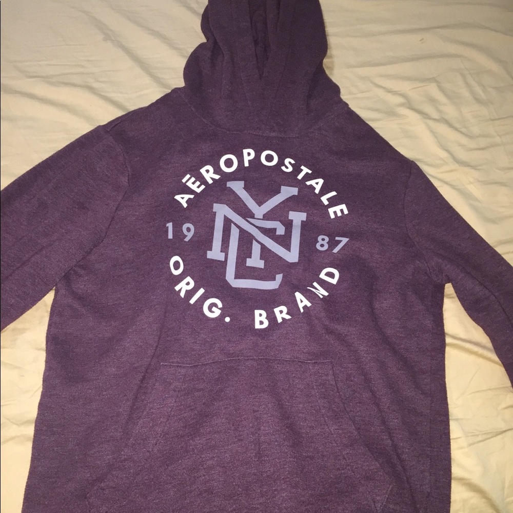 maroon aeropostale hoodie